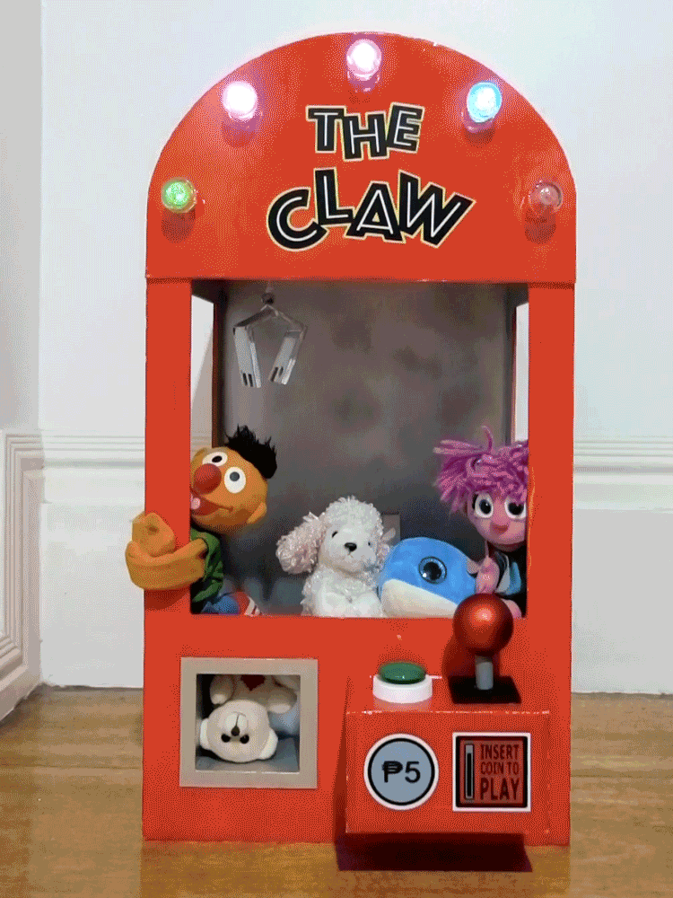 Claw Machine Costume with LED Lights