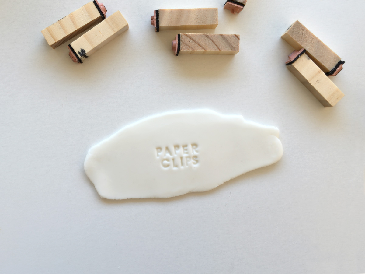 Sculpd Alphabet Letter Stamps for Air-Dry Clay