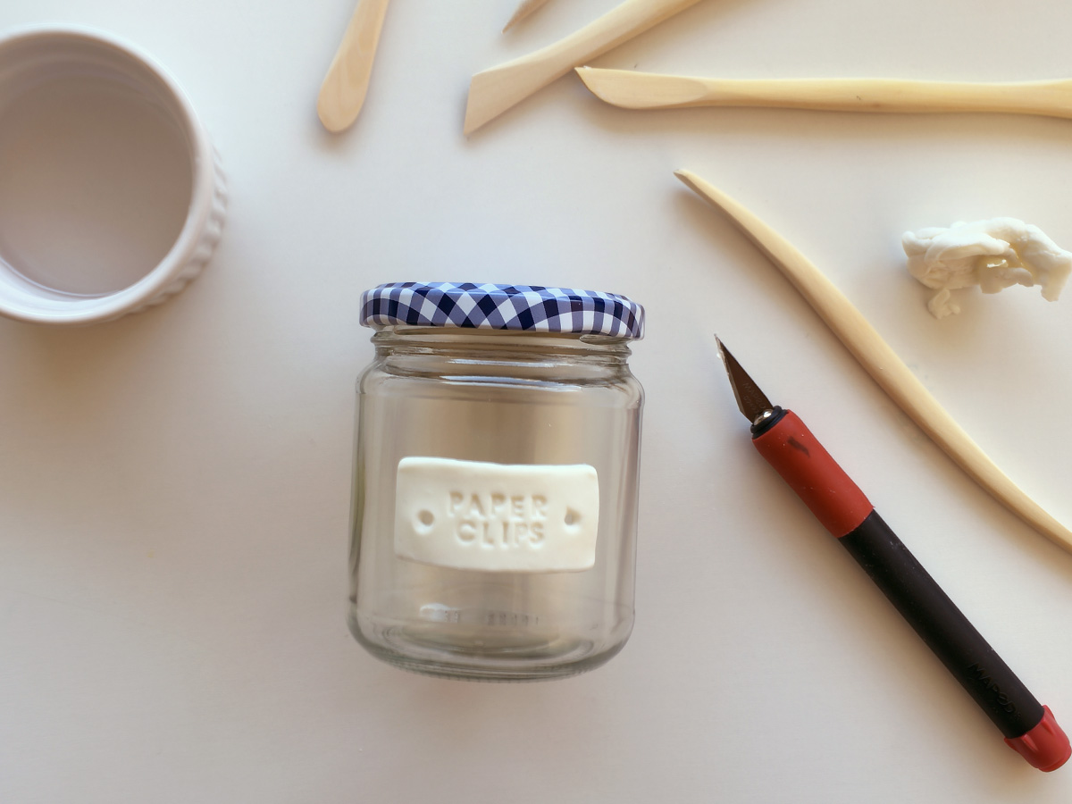 DIY: Air-Dry Clay Jar Labels – A Crafted Lifestyle