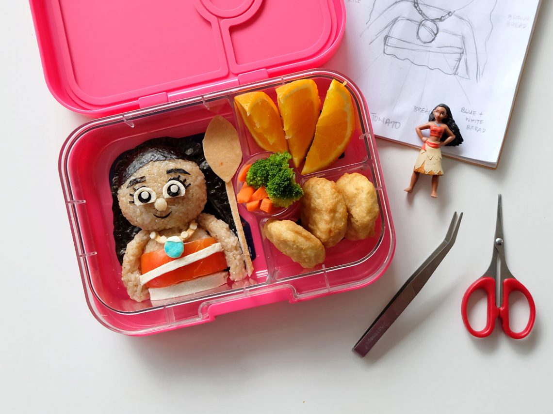 Disney Inspired Moana Bento Box Snacks - The Healthy Mouse