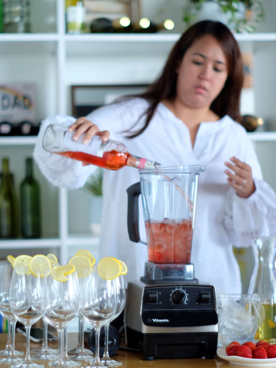 Mothers Who Brunch: Sab teaching us how to make Frosé