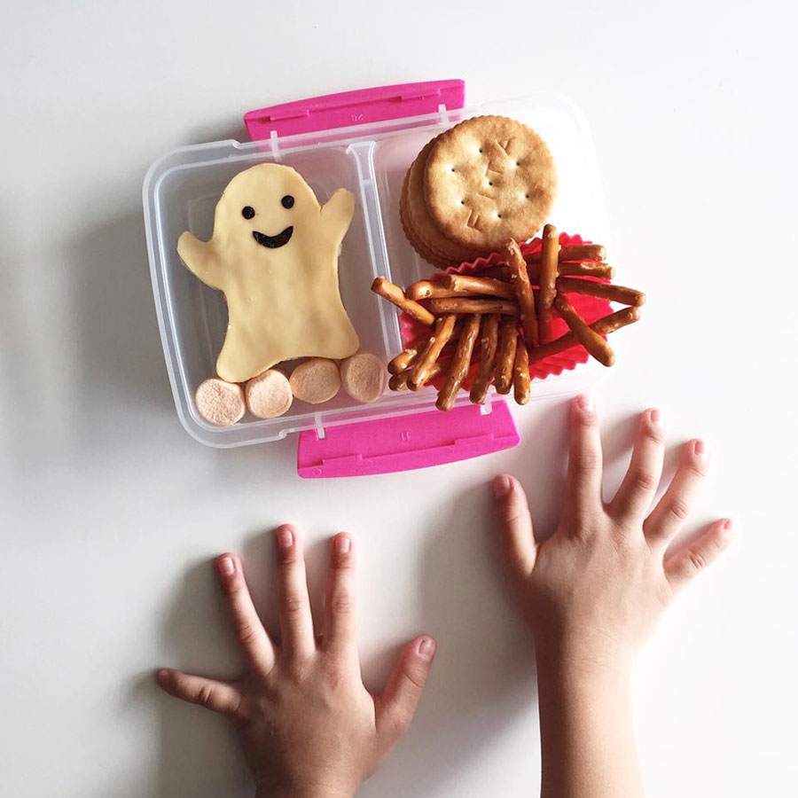 Halloween Lunchbox Ideas: Ghost Bento Food Art