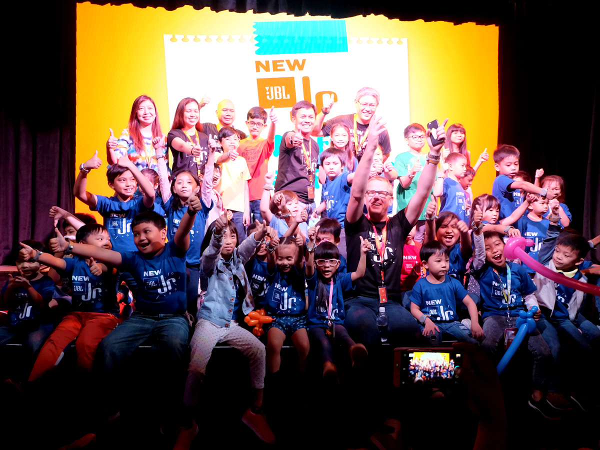 JBL Jr Headphones launch at Kidzania Manila. With Maarten Willems (JBL Senior Global Manager for headphones), and Larry Secreto (JBL Philippines Country Head)