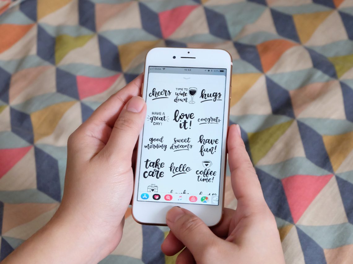 Everyday Letters iMessage Stickers: Version 1.1