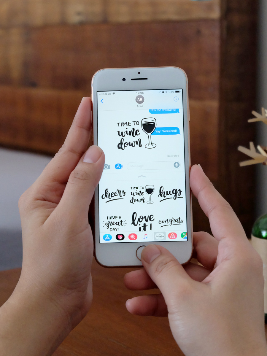 Everyday Letters iMessage Stickers: Version 1.1