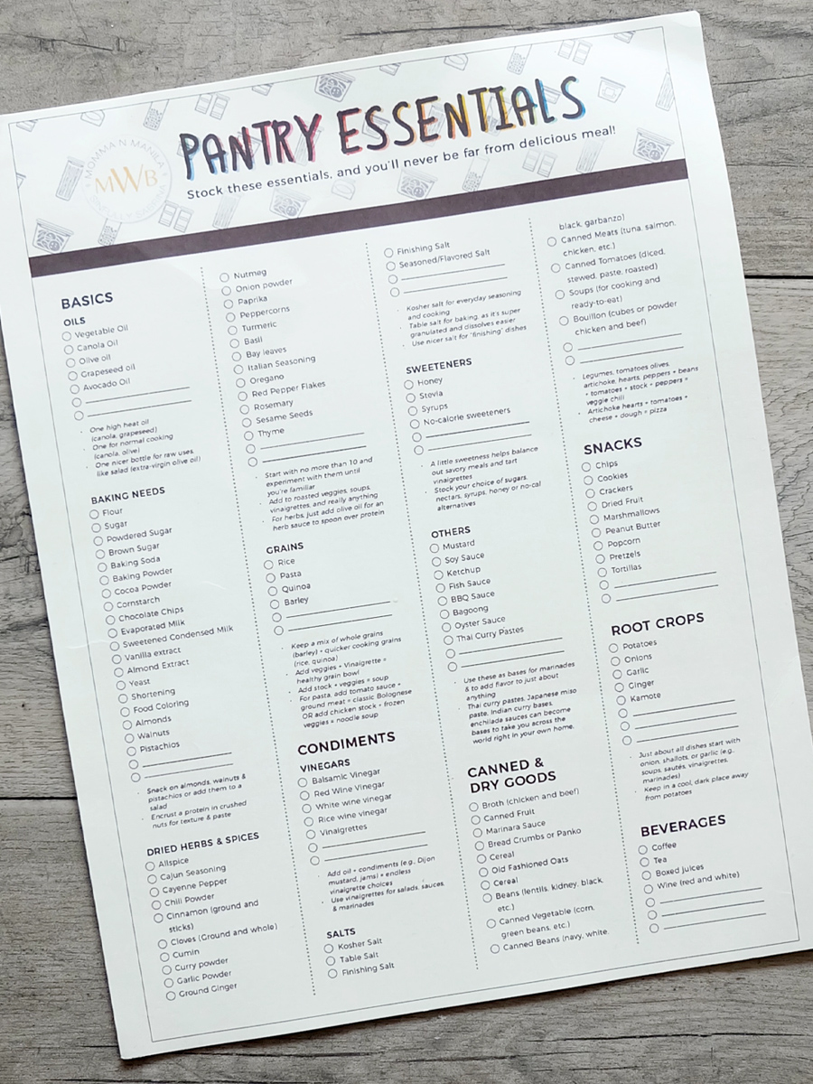Pantry Essentials