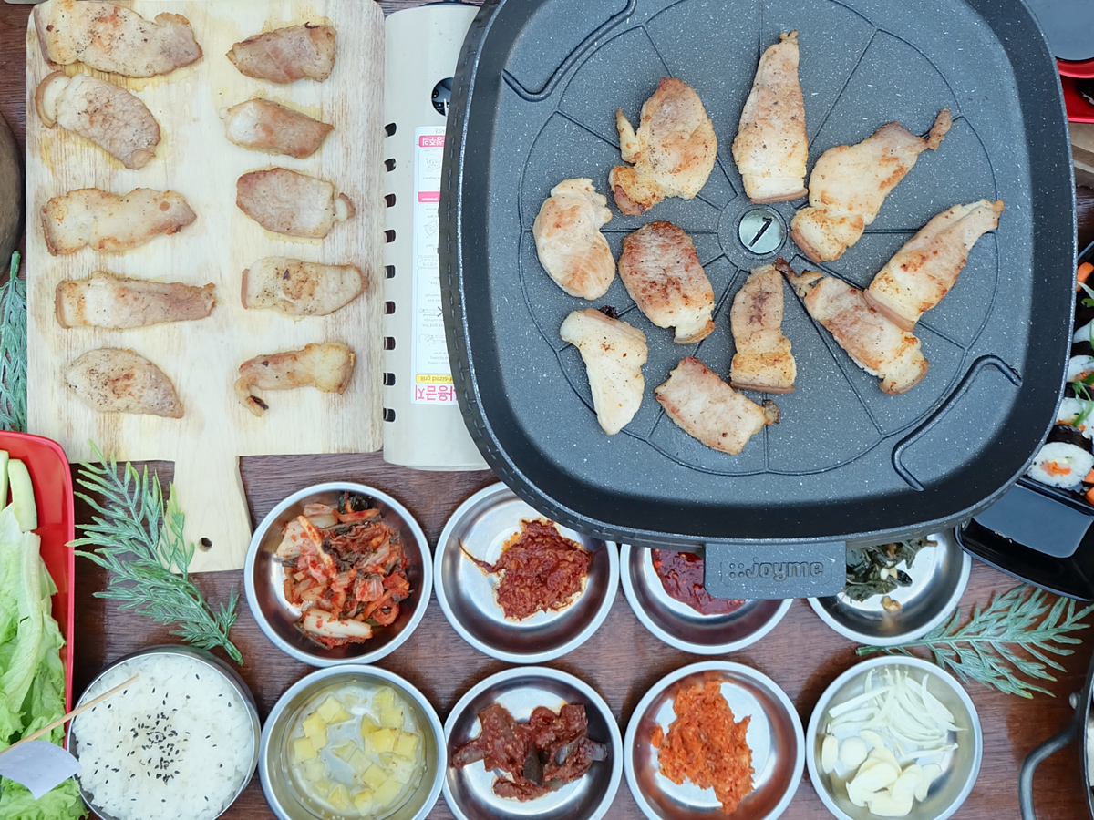 Hoops and Noms: Taft Food by the Court. Unlimited Samgyupsal at C&T Korean Food Hub