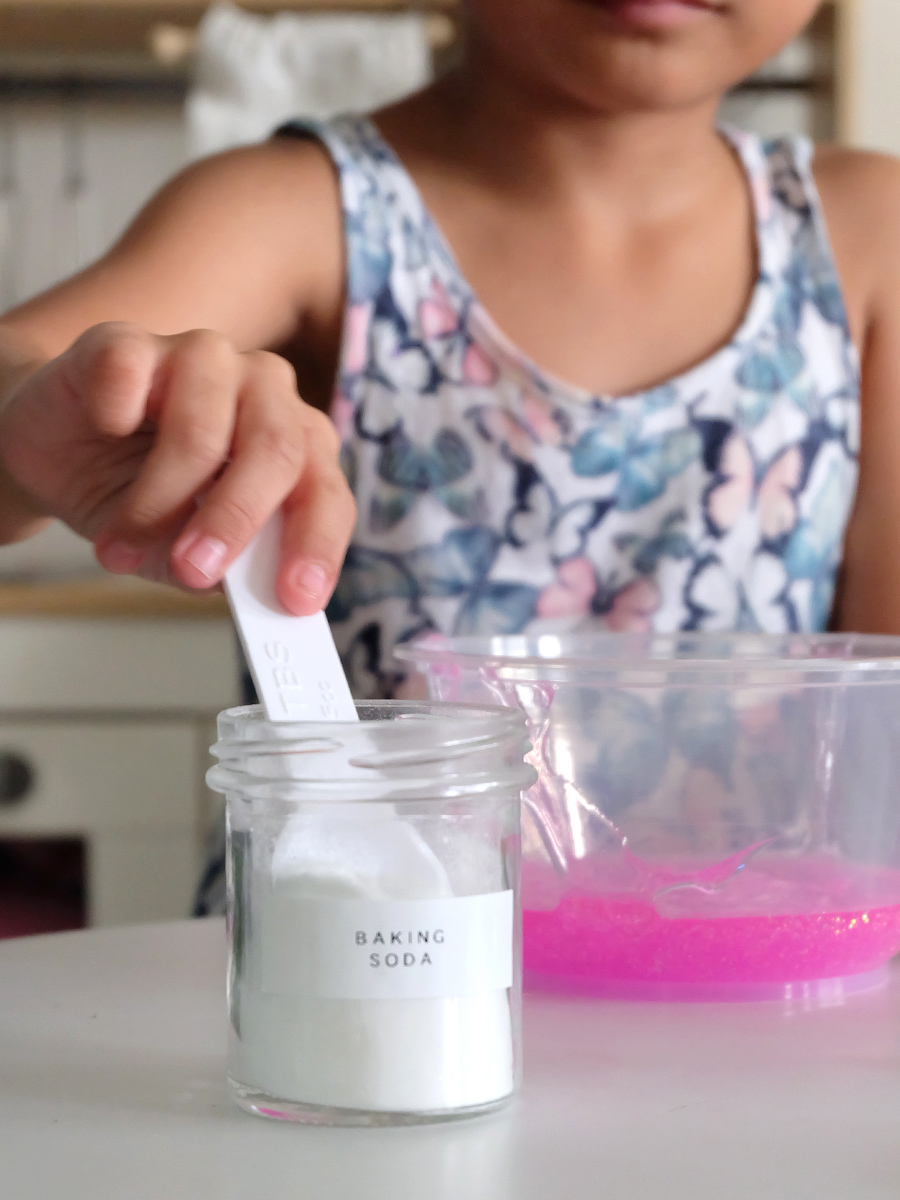 Mess-Free Glitter Slime with only 3 Ingredients