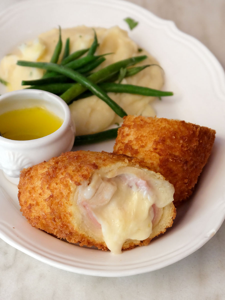 Happy Lunch at CDP Global Table: Chicken Cordon Bleu