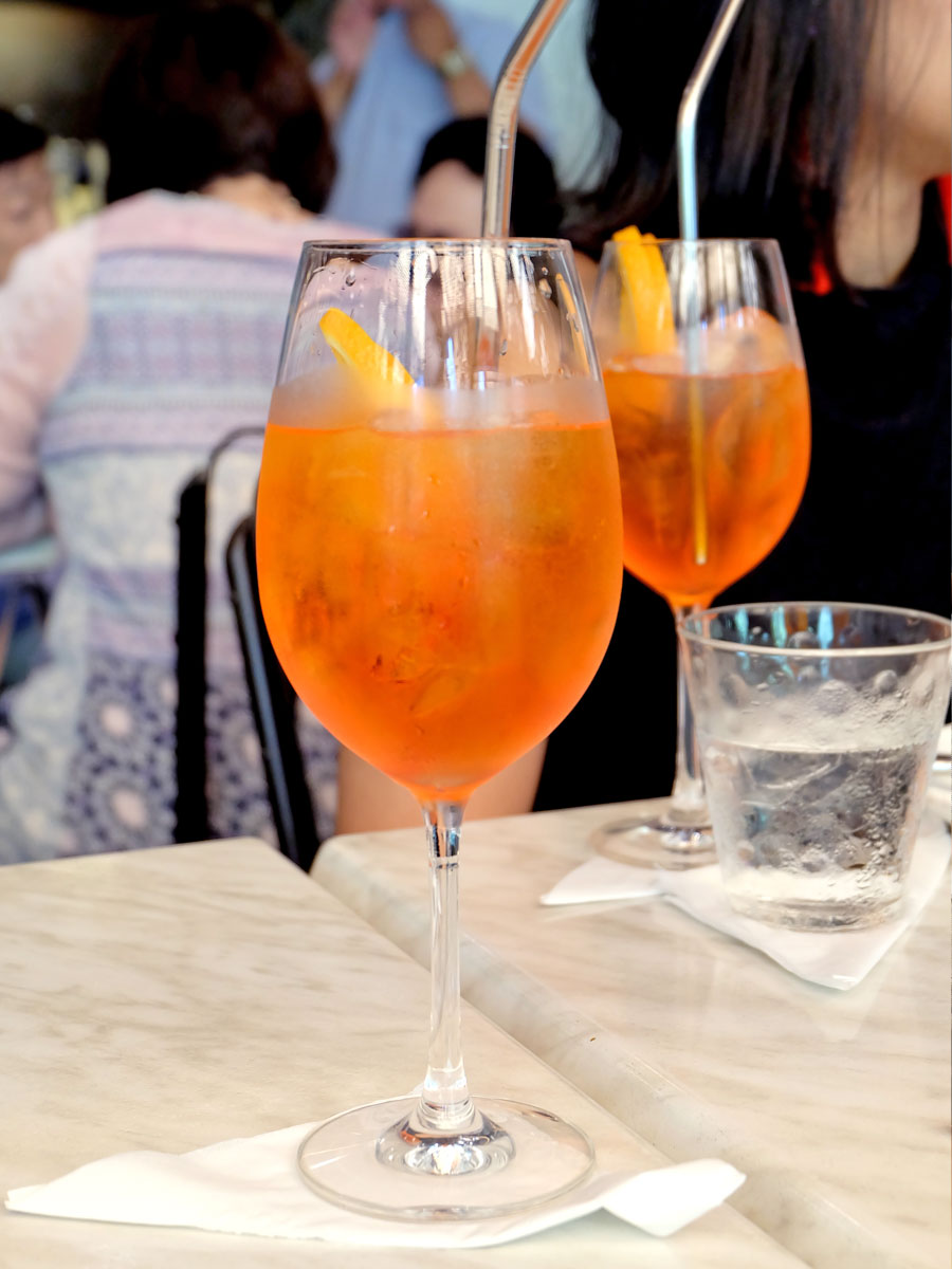 Happy Lunch at CDP Global Table: Aperol Spritz