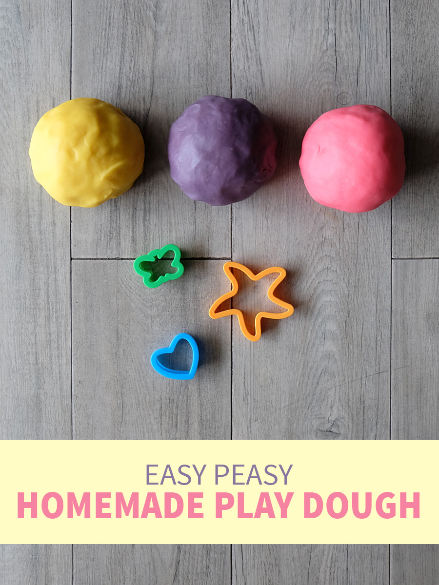 Easy Peasy Play Dough Recipe • The Pinning Mama