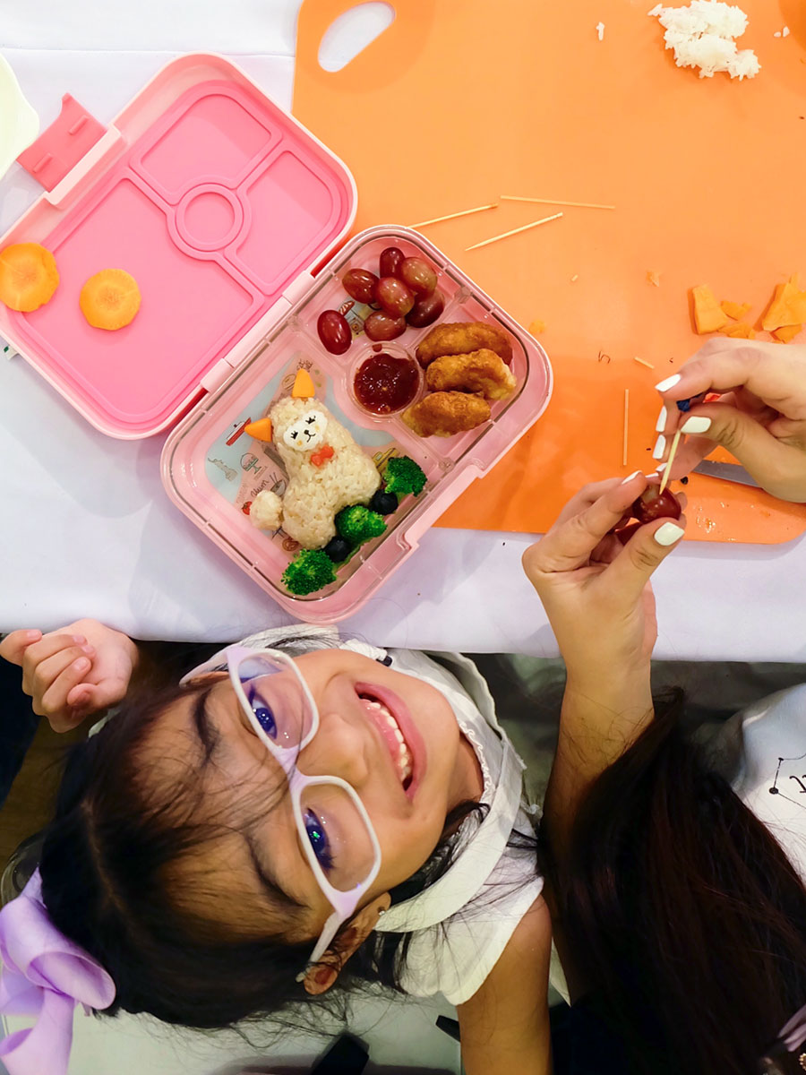 Our Baby Alpaca at the First Yumbox Workshop with Bright Brands and Bento by Kat