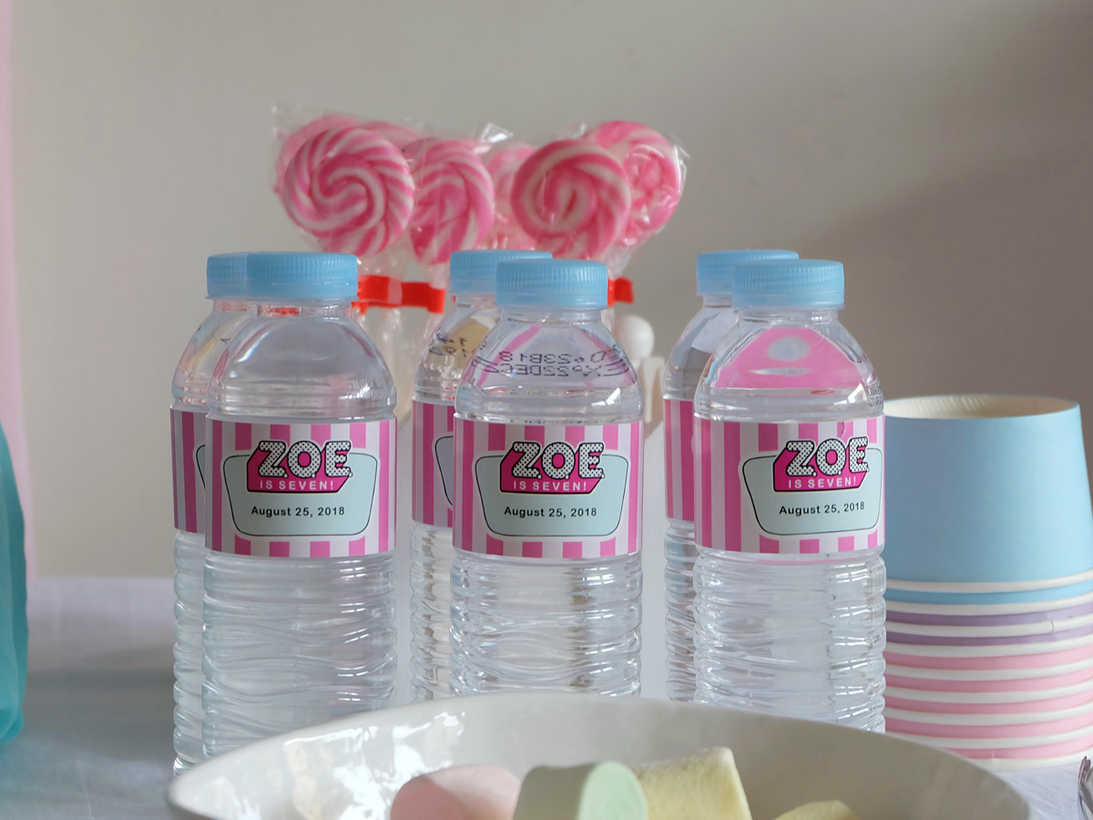 Zoë's L.O.L. Surprise Birthday Party: Bottle Tags