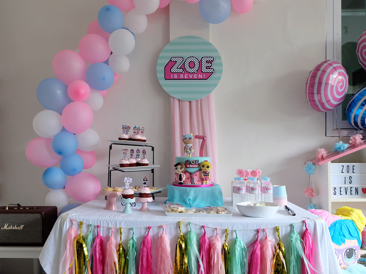 Zoë's L.O.L. Surprise Birthday Party: DIY Party Decor