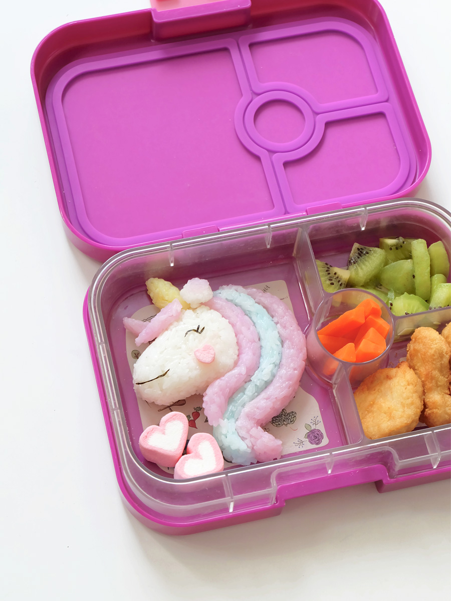 Unicorn Bento Using Natural Food Coloring – A Crafted Lifestyle