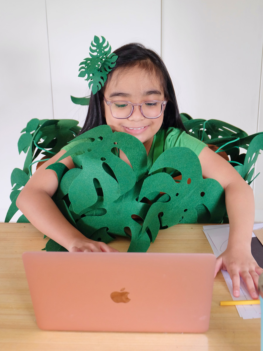 DIY Monstera Deliciosa Costume by A Crafted Lifestyle