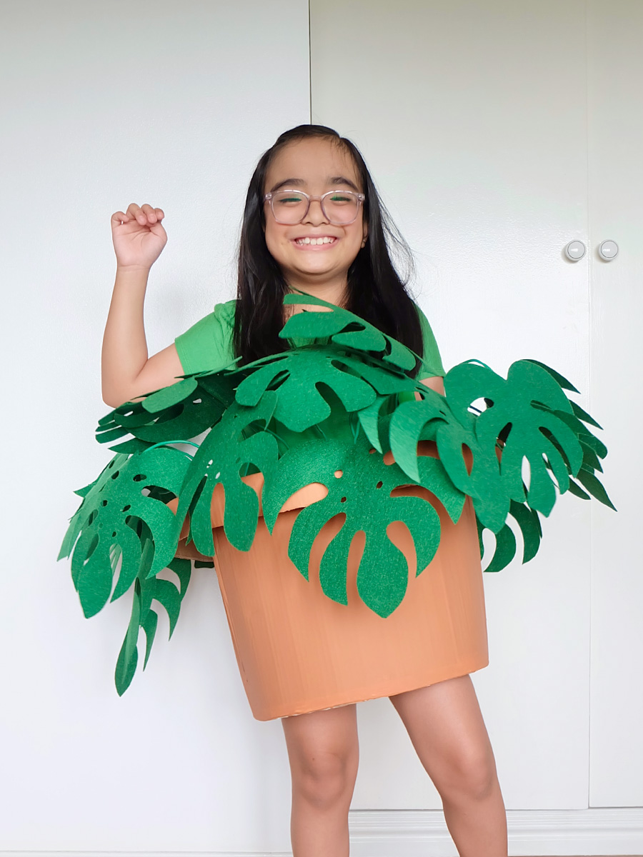 DIY Monstera Deliciosa Costume by A Crafted Lifestyle