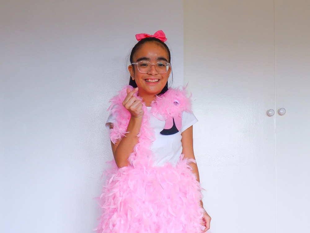 DIY Flamingo Costume by A Crafted Lifestyle